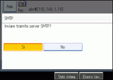 Figura relativa alla schermata del pannello operativo