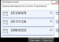 Figura relativa alla schermata del pannello operativo