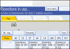 Figura relativa alla schermata del pannello operativo