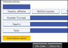 Figura relativa alla schermata del pannello operativo