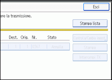 Figura relativa alla schermata del pannello operativo