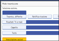Figura relativa alla schermata del pannello operativo