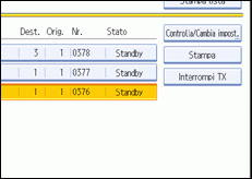 Figura relativa alla schermata del pannello operativo