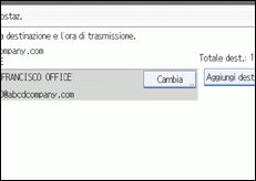Figura relativa alla schermata del pannello operativo