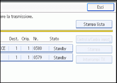 Figura relativa alla schermata del pannello operativo