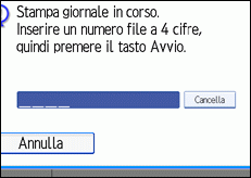 Figura relativa alla schermata del pannello operativo