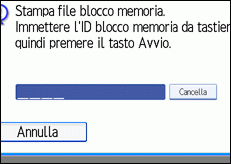 Figura relativa alla schermata del pannello operativo
