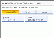 Figura relativa alla schermata del pannello operativo