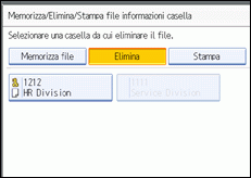 Figura relativa alla schermata del pannello operativo