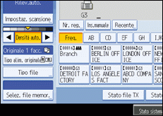 Figura relativa alla schermata del pannello operativo