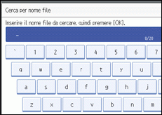 Figura relativa alla schermata del pannello operativo