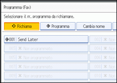 Figura relativa alla schermata del pannello operativo