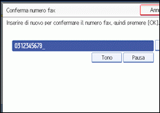 Figura relativa alla schermata del pannello operativo