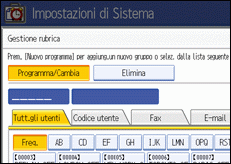 Figura relativa alla schermata del pannello operativo