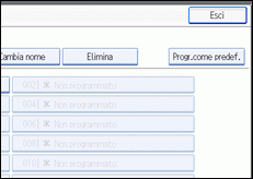 Figura relativa alla schermata del pannello operativo
