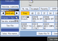 Figura relativa alla schermata del pannello operativo