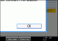 Figura relativa alla schermata del pannello operativo