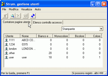 Immagine schermata applicazione