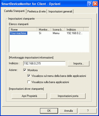 Immagine schermata applicazione