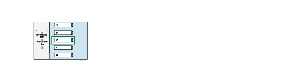 Illustrazione tasto Stampante