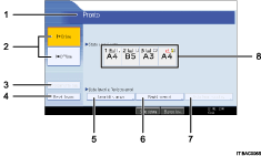 Illustrazione schermata pannello di conrollo