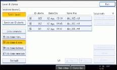 Illustrazione schermata pannello di conrollo