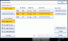 Illustrazione schermata pannello di conrollo