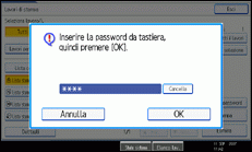 Illustrazione schermata pannello di conrollo