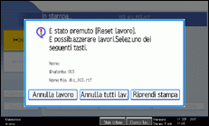 Illustrazione schermata pannello di conrollo