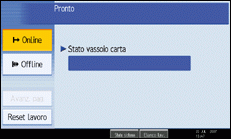 Illustrazione schermata pannello di conrollo