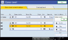 Illustrazione schermata pannello di conrollo