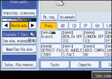 Illustrazione pannello operativo