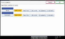 Illustrazione pannello operativo
