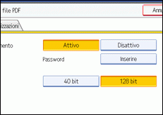 Illustrazione pannello operativo