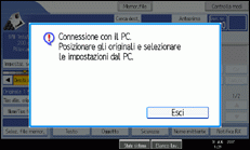 Illustrazione pannello operativo