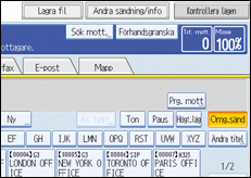 Bild på användarpanelen