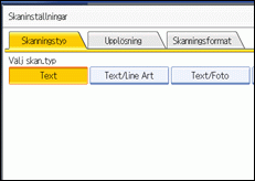 Bild på användarpanelen