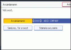 Bild på användarpanelen