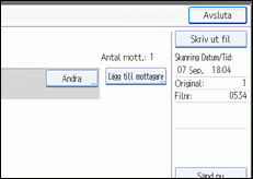 Bild på användarpanelen