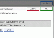 Bild på användarpanelen