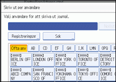 Bild på användarpanelen