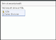 Bild på användarpanelen