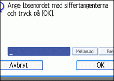 Bild på användarpanelen