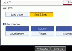 Bild på användarpanelen