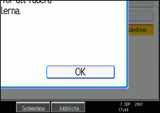 Bild på användarpanelen