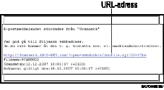 Illustration av ett e-postmeddelande 