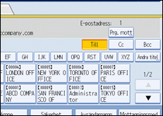 Bild av användarpanelskärmen