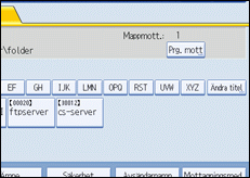 Bild av användarpanelskärmen