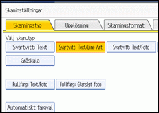 Bild av användarpanelskärmen
