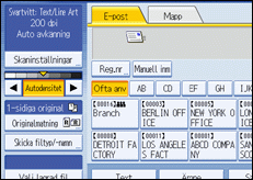 Bild av användarpanelskärmen